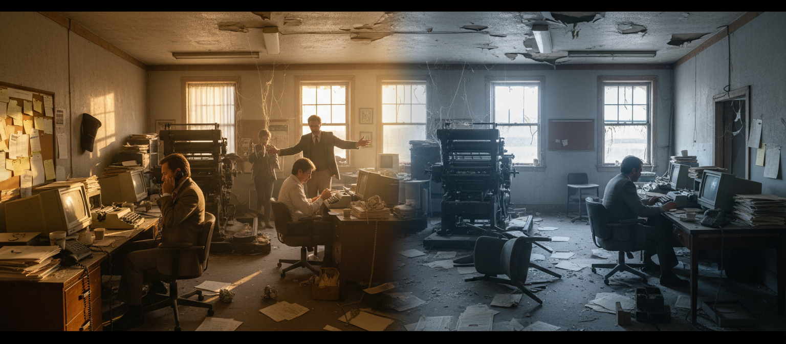 When the News Left Town